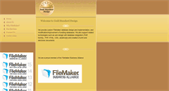 Desktop Screenshot of goldstandarddesign.com